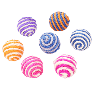 其他 貓玩具 HelloDOG 貓玩具 貓貓至愛 天然劍麻球 一粒