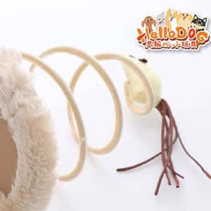 HelloDOG 貓玩具 彈簧瘋狂逗貓玩具麻球 1件 (隨機款) (圖片3)