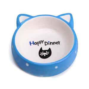 飲食用具 陶瓷寵物碗 Happy Dinner (顏色隨機)