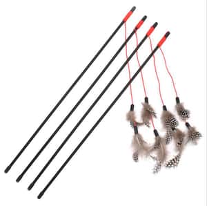 逗貓棒 貓玩具 柔軟羽毛超長逗貓棒