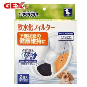 飲食用具 日本GEX 犬用水機離子過濾片替換裝 2片裝