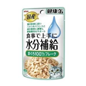 AIXIA 愛喜雅 貓罐頭 日本AIXIA 愛喜雅 健康缶水分補給濕糧包 金槍魚片味 40g (粉綠)