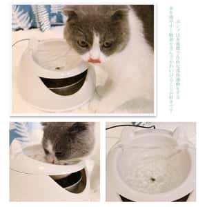 USB寵物飲水機 智能循環噴泉飲水器 耳朵形 (顏色隨機) (圖片4)