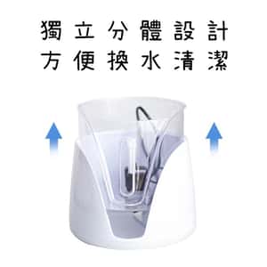 寵物飲水機 自動循環靜電電動飲水器 防乾燒 (顏色隨機) (圖片3)
