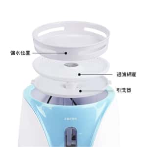 寵物飲水機 自動循環靜電電動飲水器 防乾燒 (顏色隨機) (圖片4)