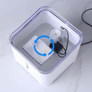 寵物飲水機 電動活水流動飲水器 傾斜設計 (圖片4)