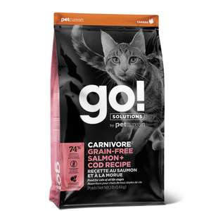 GO! SOLUTIONS 貓糧 貓乾糧推薦：GO! SOLUTIONS 無穀物貓糧 活力營養系列 三文魚鱈魚 3lb (1303071T)