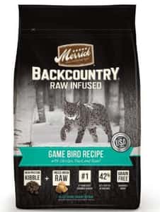 Merrick 貓糧 Merrick BACKCOUNTRY GAME BIRD RECIPE 麻利無穀物天然成貓糧 獵鳥配方 10lb (47008) (停售)
