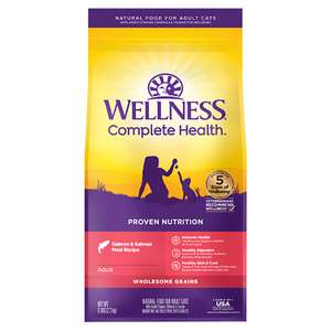WELLNESS Core 貓糧 貓乾糧推薦：WELLNESS 貓糧 無穀物 GRAIN FREE 成貓配方 三文魚 5lb 8oz (9224)