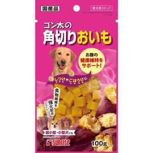 其他 狗零食 日本Sunrise 狗零食 狗狗一口 高纖健腸番薯零食 100g (桃紅)