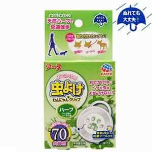 日常用品 日本Earth 寵物散步必備 天然驅蟲夾 70日 (貓犬用)