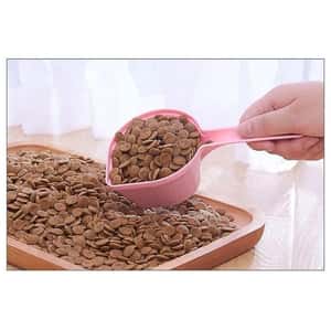 飲食用具 精準量度寵物糧食勺子 水舀形糧勺 (顏色隨機)