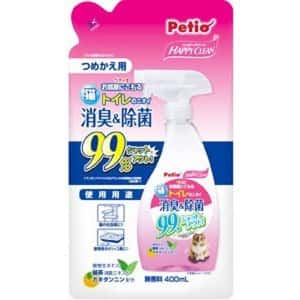日常用品 Petio 貓貓廁所除菌除臭噴霧補充裝 400ml (91601782)