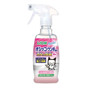 貓砂盆用消臭用品 日本獅王LION Pet 貓砂盆用除菌消臭噴霧 300ml (包裝隨機)