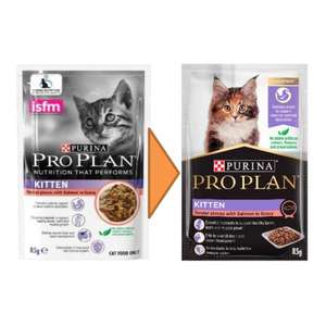 PURINA PROPLAN 冠能 貓罐頭 貓濕糧推薦：PURINA PROPLAN 冠能 貓濕糧 幼貓配方 醬汁三文魚 85g (12463197)