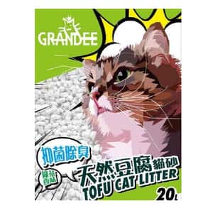 豆腐貓砂 GRANDEE Tofu Cat Litter 綠茶味 20L (CL/GD20G)