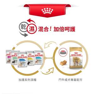 Royal Canin 狗糧 法國皇家狗糧 純種系列 鬥牛成犬專屬配方 鬥牛成犬糧 BUD 3kg (2550000) (圖片7)