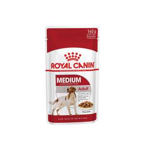 Royal Canin 法國皇家 狗罐頭 狗濕糧推薦：Royal Canin 法國皇家 狗濕糧 中型成犬營養主食濕糧 (肉汁) 140g (3174000)