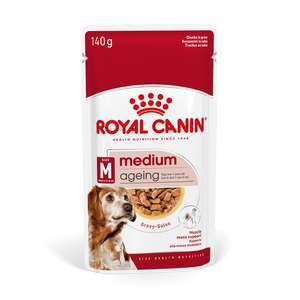 Royal Canin 法國皇家 狗罐頭 狗濕糧推薦：Royal Canin 法國皇家 狗濕糧 精煮肉汁 中型老犬配方7+ 140g
