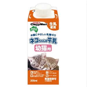 營養膏 保充劑 貓咪保健用品 日本CattyMan 幼貓用牛乳牛奶 200ml