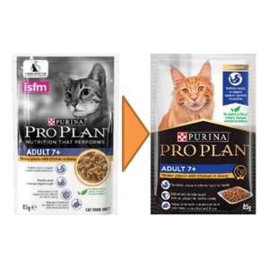 PURINA PROPLAN 冠能 貓罐頭 貓濕糧推薦：PURINA PROPLAN 冠能 貓濕糧 成貓7+配方 醬汁雞肉 85g (NE12463202)