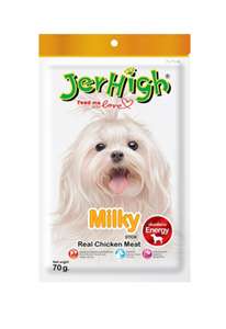 Jerhigh 狗零食推薦：Jerhigh 狗小食 Milky牛奶條 70g (JER09)