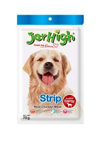 Jerhigh 狗零食推薦：Jerhigh 狗小食 Strip 長雞片 70g (JER04)