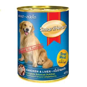 SmartHeart 狗罐頭 狗濕糧推薦：SmartHeart 愛心 成犬狗罐頭 雞肉+肝 400g (SDA/CL400)
