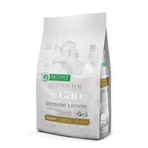 Nature's Protection 狗糧推薦：Nature's Protection 狗糧 去淚痕美毛配方 羊肉 White Dog 10kg (WD2810K) (新舊包裝隨機出貨)