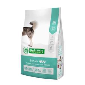 Nature's Protection 狗糧推薦：Nature's Protection 狗糧 老犬關節配方 雞+魚 Senior 12kg (SA2712K) (新舊包裝隨機出貨)