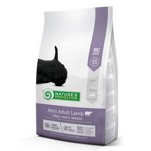 Nature's Protection 狗糧推薦：Nature's Protection 狗糧 小型成犬配方 腸胃敏感系列 羊+魚 Mini Adult Lamb 2kg (LM232K)