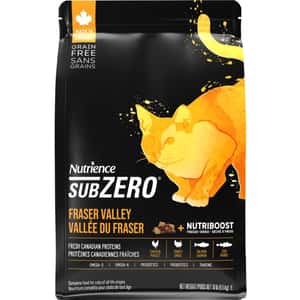 Nutrience 貓糧 Nutrience SUBZERO 無穀物貓糧 全貓配方 凍乾脫水鮮雞肉配火雞及海魚 10lbs 4.5kg (C2906) (新舊包裝隨機出貨)