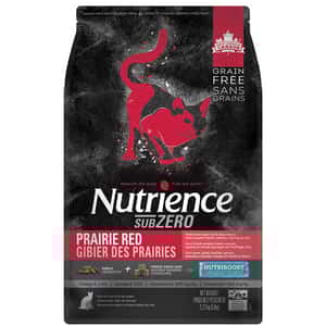 Nutrience 貓糧 Nutrience SUBZERO 無穀物貓糧 全貓配方 凍乾脫水鮮牛肝配紅肉及海魚 10lb 4.5kg (C2908C) (紅黑)