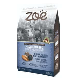 ZOE 狗糧 ZOE 狗糧 雞肉配藜麥及黑豆 成犬益生菌腸道活化配方ZO912 11lbs (5kg)