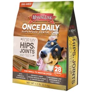 The Missing Link 美善靈 狗零食 Missing Link美善靈 潔齒骨 護關節潔配方 小型及中犬用 14支 (ML400165)