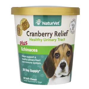 狗狗保健用品推薦：NaturVet天然寶 保健品 防止尿道結石配方 60粒 (N3696)