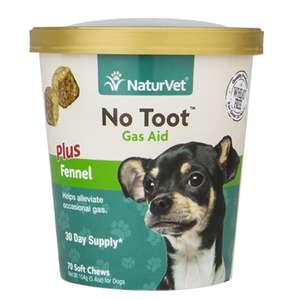 狗狗保健用品推薦：NaturVet天然寶 保健品 舒緩腸道脹氣配方 70粒 (N3672)