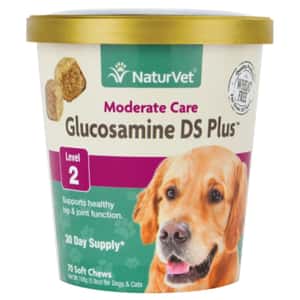 腸胃 關節保健 保健用品 NaturVet天然寶 保健品 葡萄糖胺溫和護理關節配方 二級保護 70粒 (N3726)