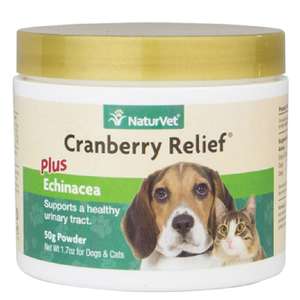 狗狗保健用品推薦：NaturVet天然寶 保健品 消炎及防止尿道感染粉 50mg (N3561)