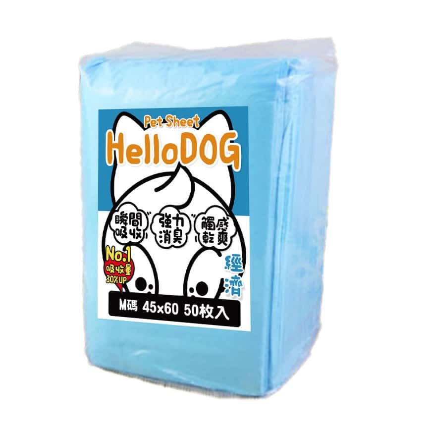 HelloDOG 經濟型 寵物尿墊 狗尿墊 狗尿片 [45x60 M碼 50枚] (圖片2)