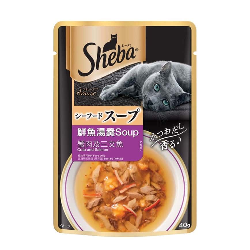 Sheba 鮮魚湯羹 蟹肉及三文魚 40g (10265754) (圖片2)