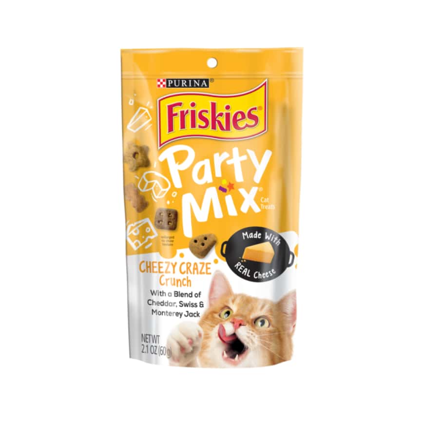 Friskies喜躍 Party Mix Crunch 貓零食 貓脆餅 三重芝士魚 6oz (12528177) (圖片2)