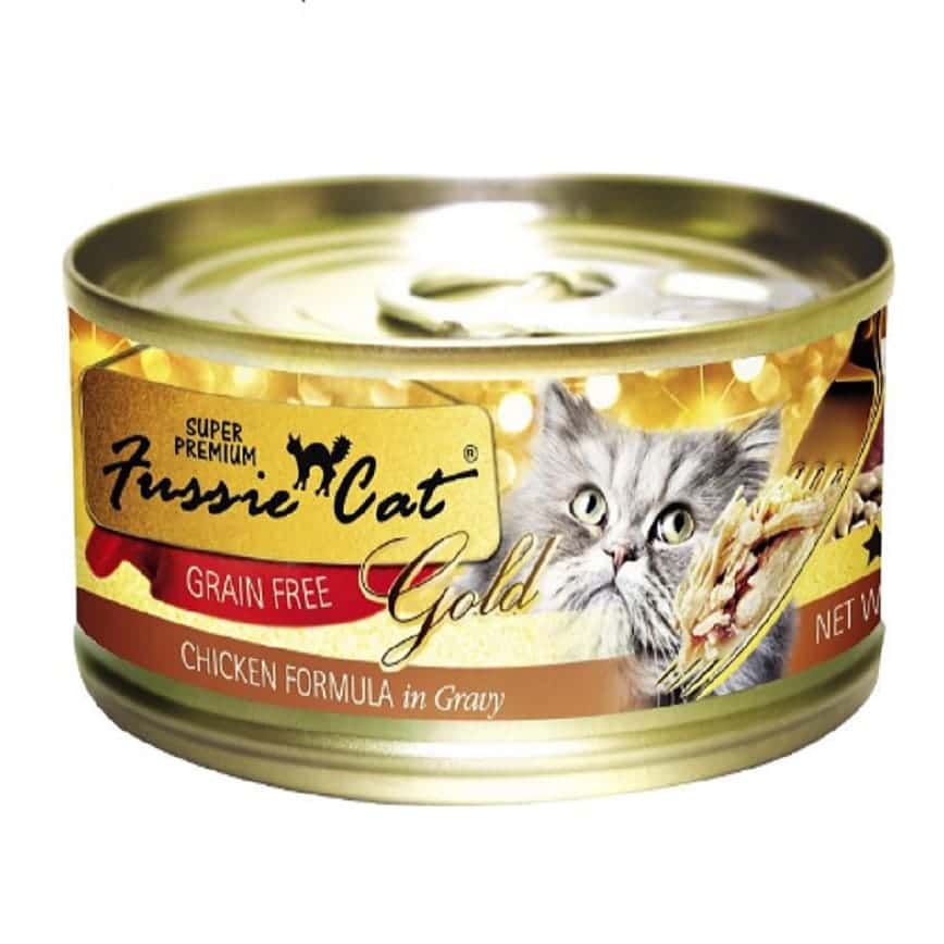 Fussie Cat 貓罐頭 金鑽 雞肉+肉汁 Chicken Formula in Gravy 80g (FU-CGC) (圖片2)