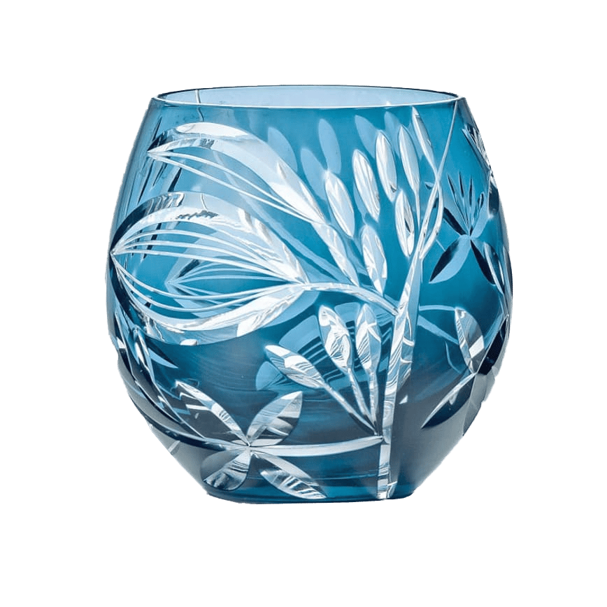 日本清酒杯 東洋佐佐木 鮮豔寶石酒杯 藍 350ml HG110-54BG (TBM) (圖片2)
