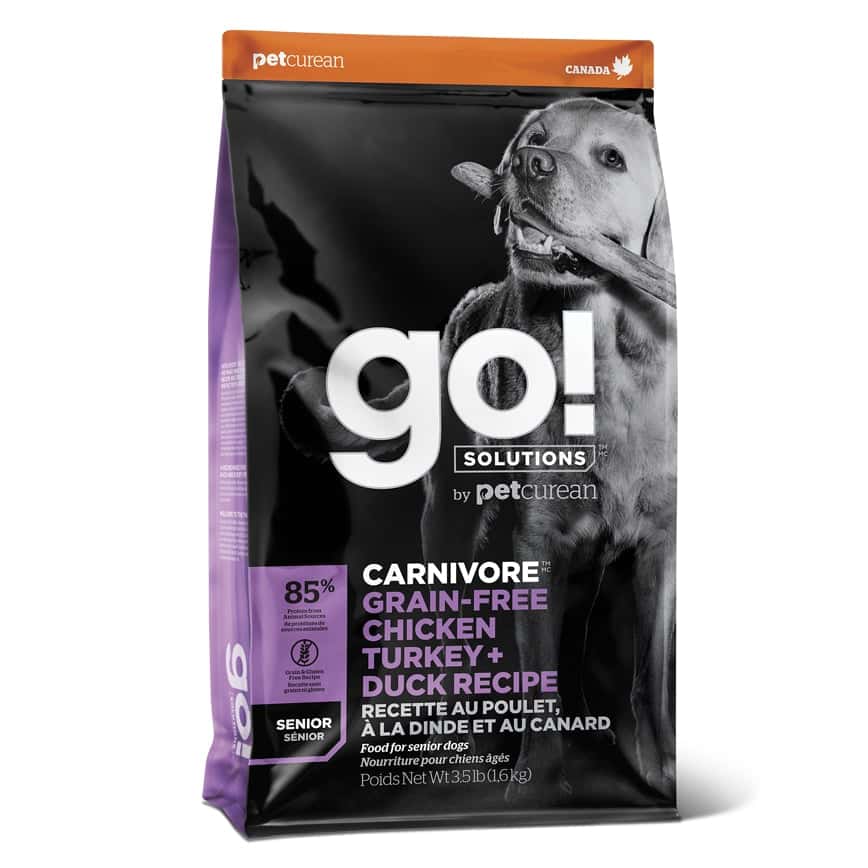 GO! SOLUTIONS 無穀物狗糧 活力營養系列 老齡犬配方 雞肉火雞鴨肉 12lb (1303027T) (圖片2)