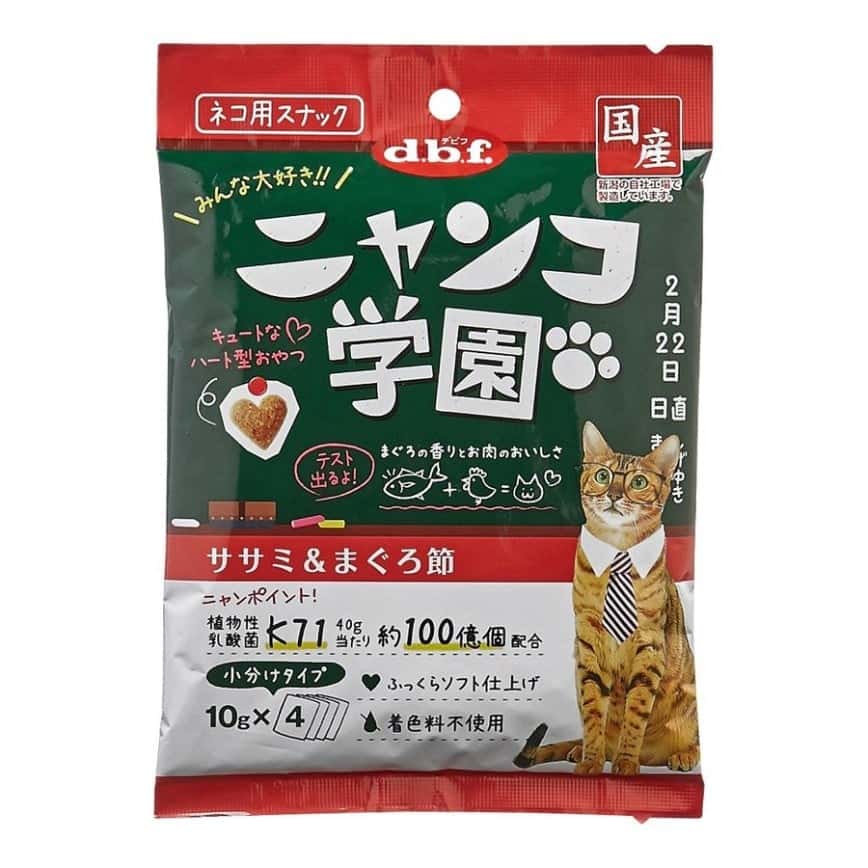 日本DBF 貓學園雞肉吞拿魚零食粒 40g (圖片2)