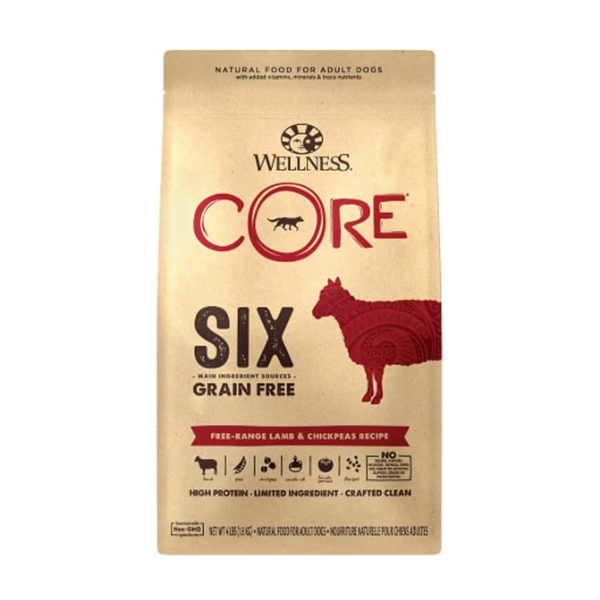 WELLNESS CORE 狗糧 SIX 無穀物單一蛋白質抗敏配方 羊肉 12lb (88001) (停售) (圖片2)