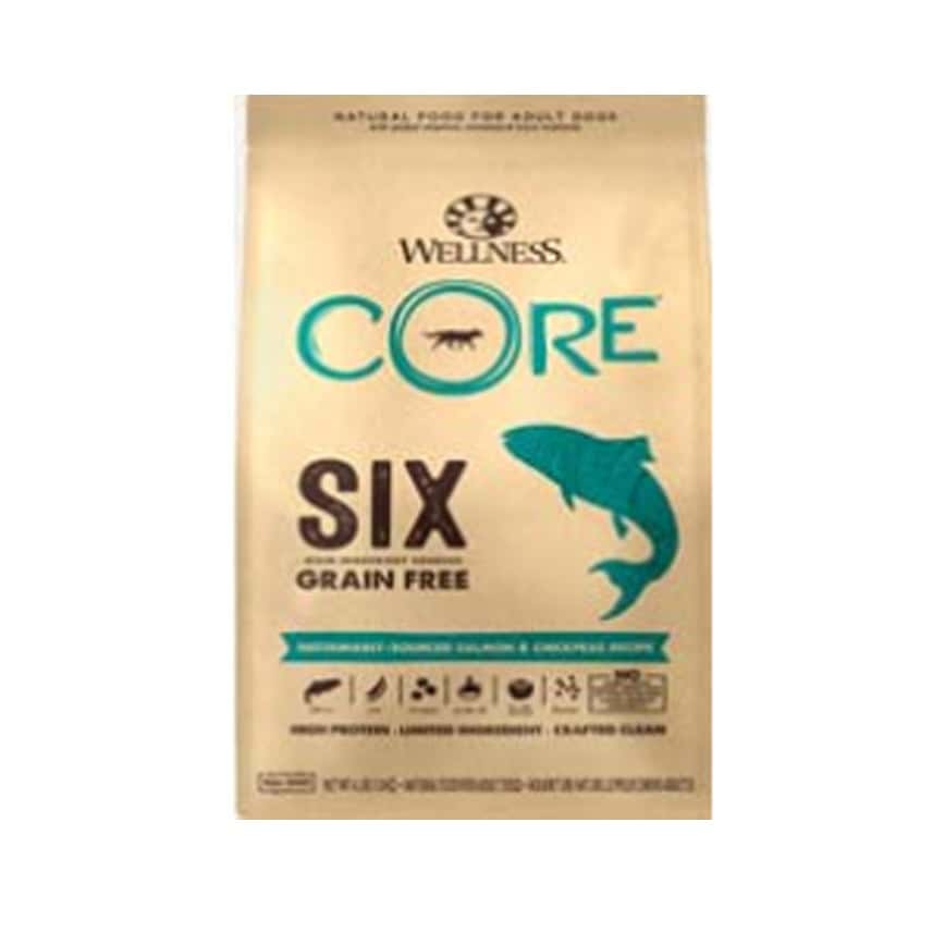 WELLNESS CORE 狗糧 SIX 無穀物單一蛋白質抗敏配方 大粒 三文魚 12lb (88007) (停售) (圖片2)