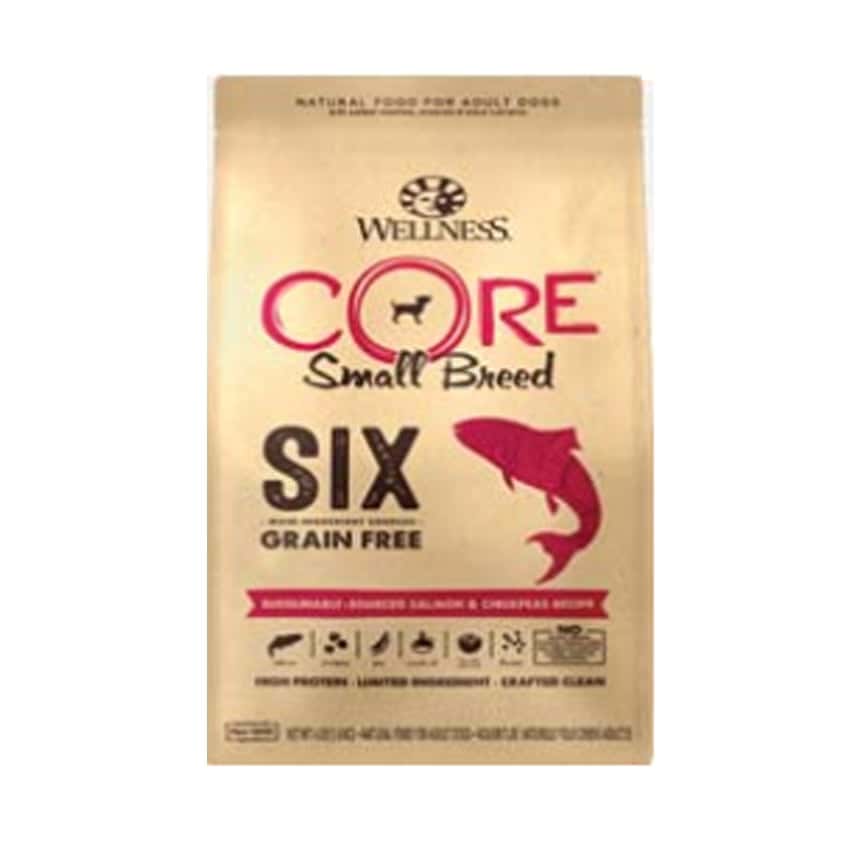 WELLNESS CORE 狗糧 SIX 無穀物單一蛋白質抗敏配方 細粒 三文魚 12lb (88010) (停售) (圖片2)