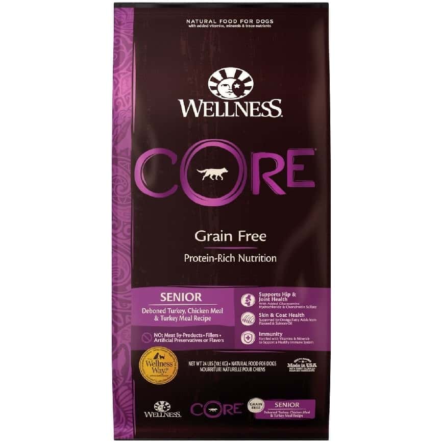 WELLNESS CORE 狗糧 無穀物 老犬配方 去骨雞及火雞 4lb (88450) (圖片2)